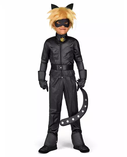 Miraculous Black Cat Complete Costume for Children, Size: 4-5 years (S)