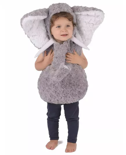 Grått elefantkostyme til barn, Størrelse: 3–4 år (98 – 104 cm)
