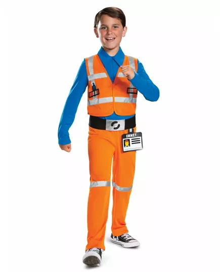 Emmet Lego-filmen 2-kostyme, Størrelse: 5–6 år(109–126 cm)