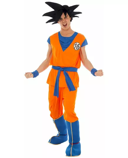 Goku Saiyan Dragon Ball Z kostyme til voksne, Størrelse: X-Large