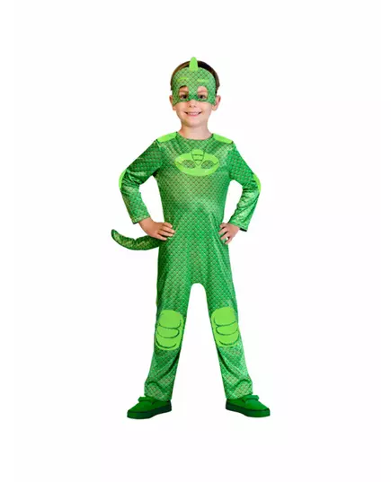 Gluglu PJ Masks kostyme til barn, Størrelse: 7–8 år (122–128 cm)