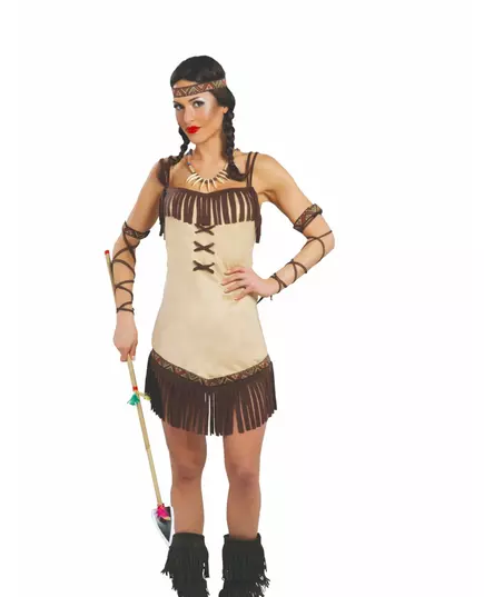 Miwok indisk kvinnekostyme, Størrelse: Large (42-44)