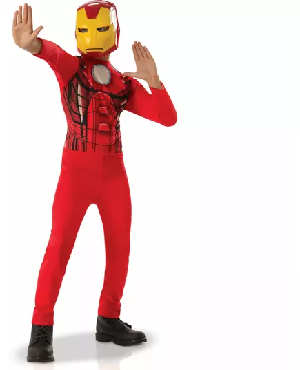 Classic Iron Man costume for boys, Size: 5-6 years (110 to 116 cm)