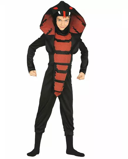 Cobra ninja costume for boys, Size: 10-12 years (142-148 cm)