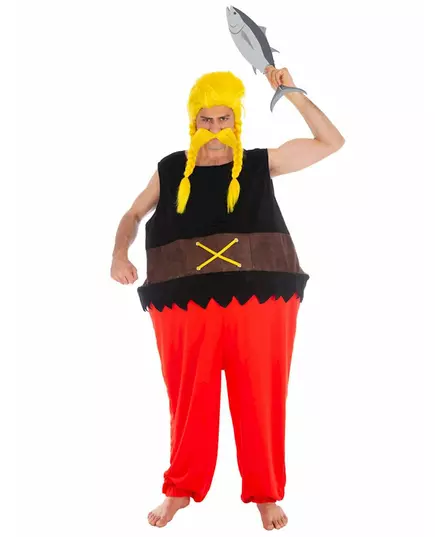 Ordralphabetix Asterix og Obelix kostyme til voksne, Størrelse: X-Large