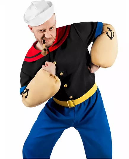Popeye-kostyme for voksne, Størrelse: Large