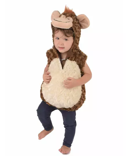 Children's plush monkey costume, Size: 3-4 years (98-104cm)