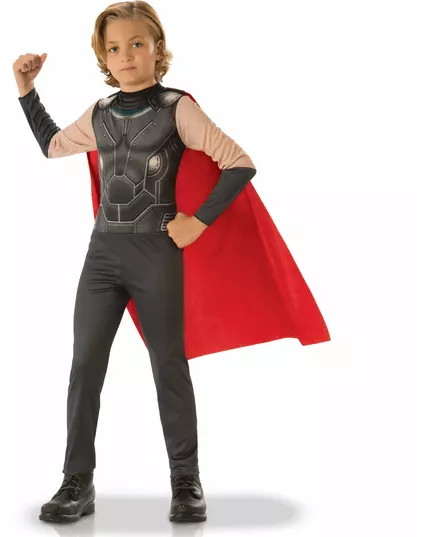 Klassisk Thor-kostyme til gutt, Størrelse: 5–6 år (110 – 116 cm)