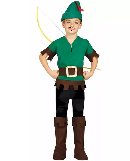 Boy's wood thief costume, Size: 9 years (125-135 cm)