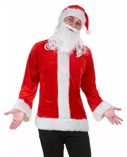 Adult Santa Claus costume kit, Size: X-Large