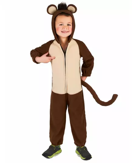 Monkey Costume with Tail for Children, Size: 7-9 years (M)