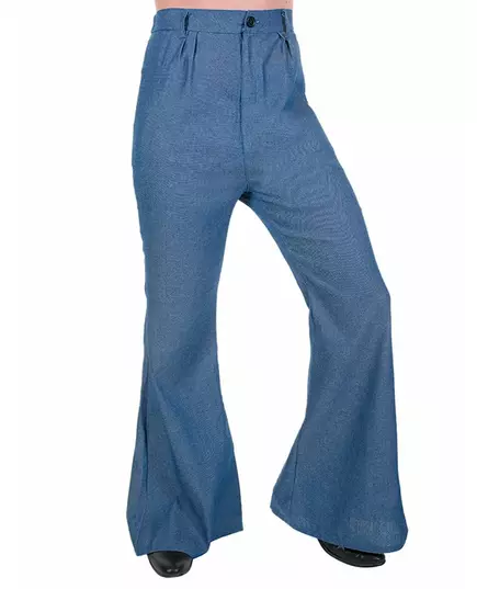 Men's Jeans Colored Elephant Leg Disco Pants, Size: Large