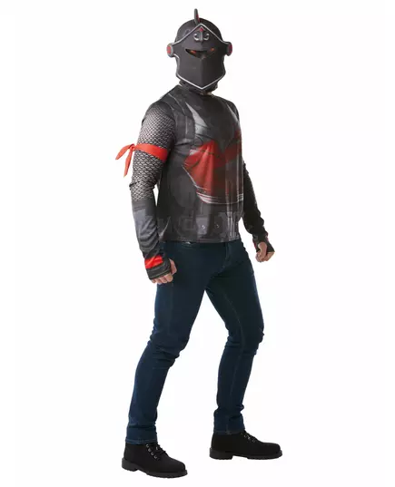 Fortnite Black Knight T-skjorte og hjelm for voksne, Størrelse: Medium