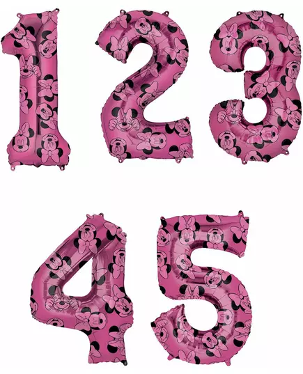 Minnie tall folieballong 66 cm, Størrelse: 4