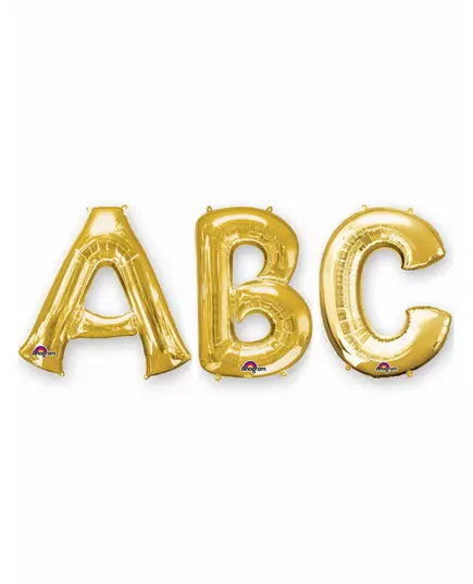 86 cm gold letter foil balloon, Size: E