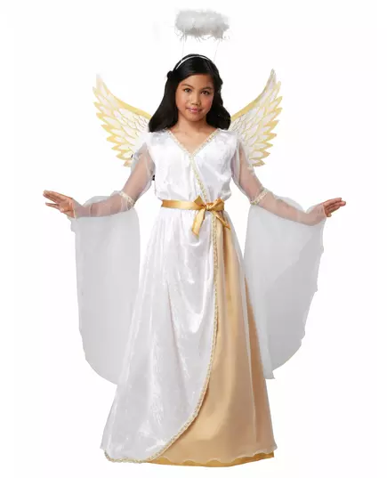 Deluxe guardian angel costume for children, Size: 4-6 years (116 cm)
