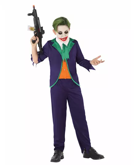 Crazy Harlequin Costume for Boys, Size: 10-12 years(145-160 cm)