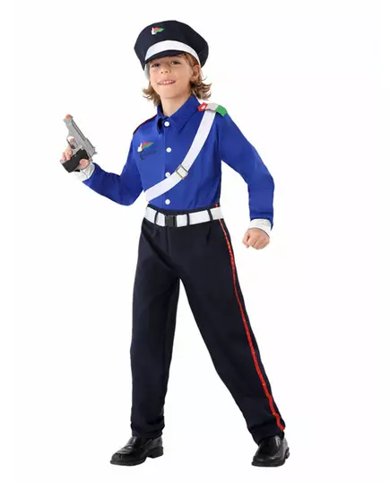 Carabinieri politikostyme for gutter, Størrelse: 5–6 år (115–130 cm)