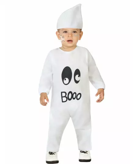 Baby spøkelsesjumpsuit-kostyme, Størrelse: 1–2 år