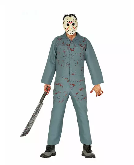 Crazy Killer-jumpsuit-kostyme til menn, Størrelse: Large (52-54)