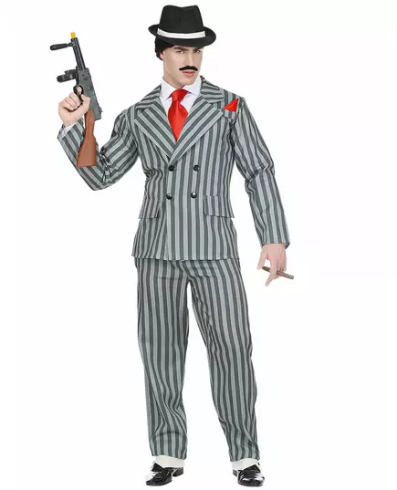 New York gangster costume for men, Size: Large