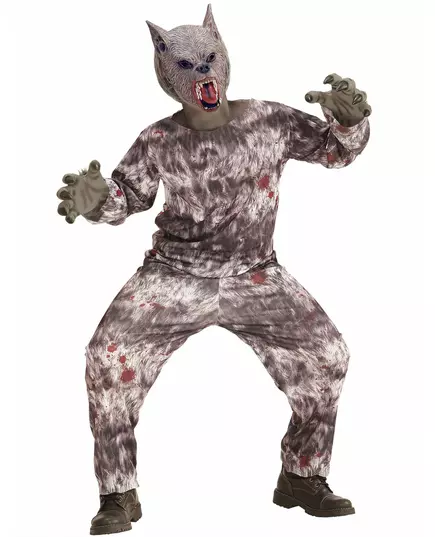 Children's werewolf costume, Size: 11-13 years(158 cm)