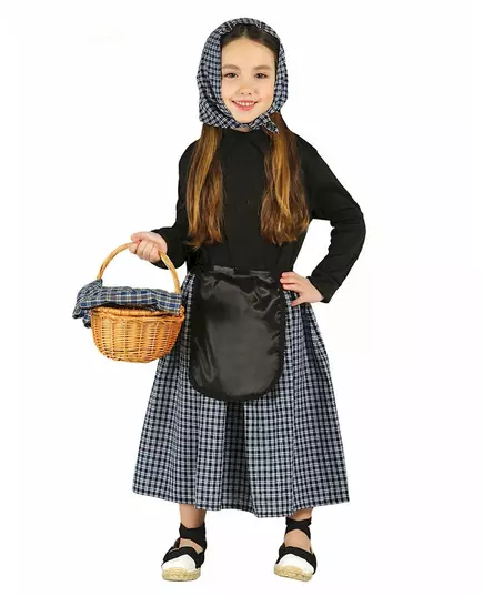 Kastanjeselgerkostyme til jenter, Størrelse: 5–6 år (110–115 cm)