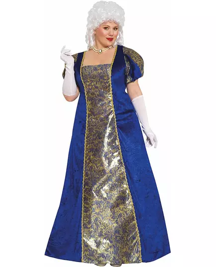 Blue marquise costume for women, Size: X-Large (44-46)