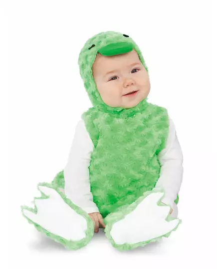 Little green plush duck costume, Size: 12–18 months(80 cm)