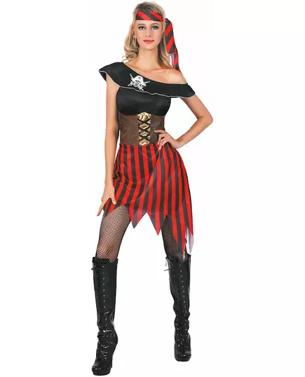 Women's pirate costume, Size: Large