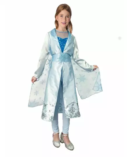 Blå Prinsesse Great North Kostyme til Jenter, Størrelse: 10–12 år (130–140 cm)