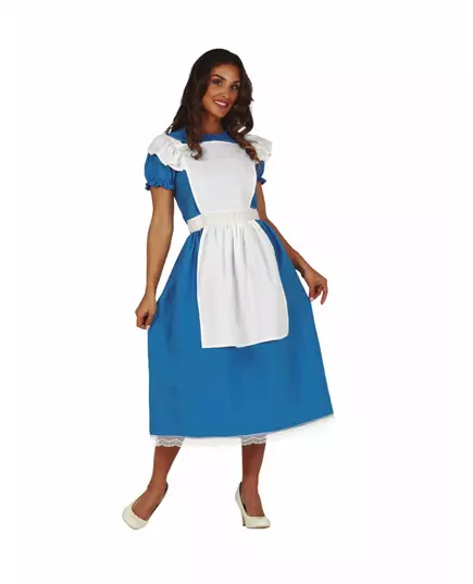 Blue marvelous princess costume for women, Size: Large (42-44)