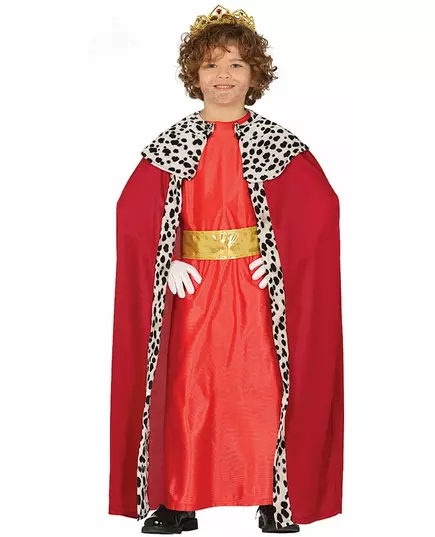 Red Wise Man Costume for Kids, Size: 10-12 years (142-148 cm)