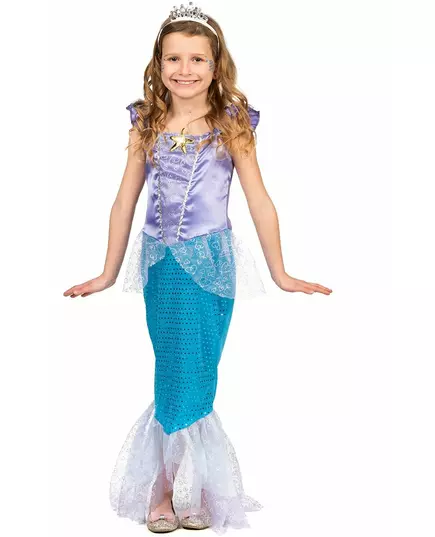 Mermaid costume for girls, Size: 10-12 years (130-140 cm)