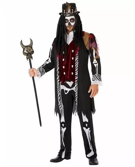 Voodoo sorcerer costume for men, Size: X-Large
