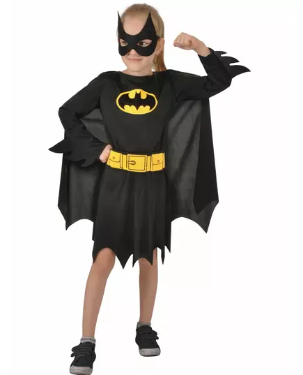 Batgirl-kostyme til jenter, Størrelse: 5–7 år