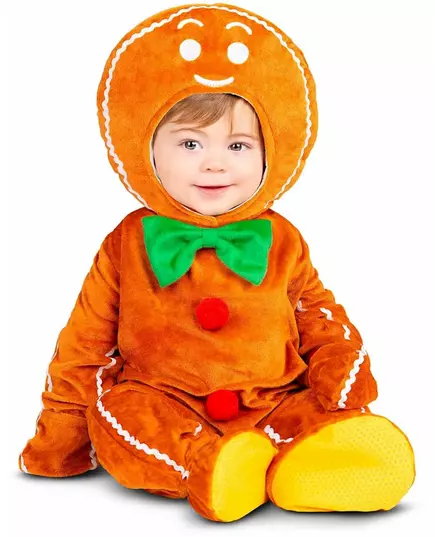 Baby Pepperkakemann Kostyme, Størrelse: 1–2 år (80–92 cm)