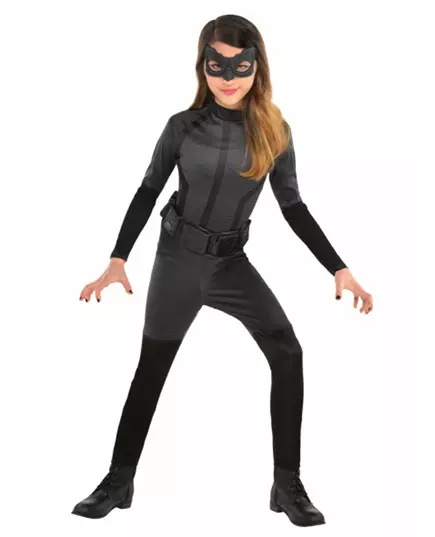 Catwoman-kostyme til jenter, Størrelse: 10–12 år(146 cm)