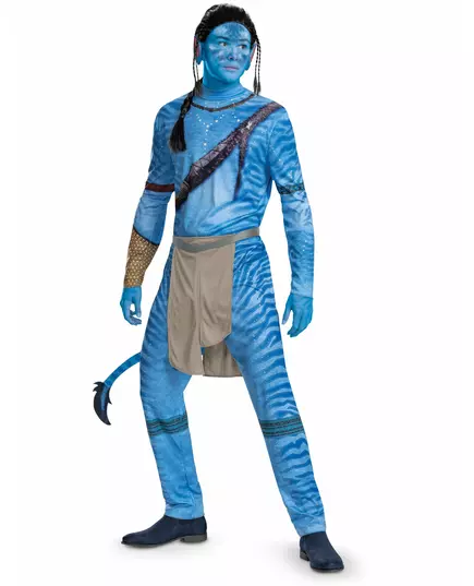 Klassisk Avatar Jake Sully Herrekostyme, Størrelse: Medium