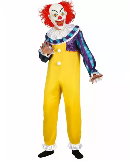 Adult Horror Movie Clown Costume, Size: Medium