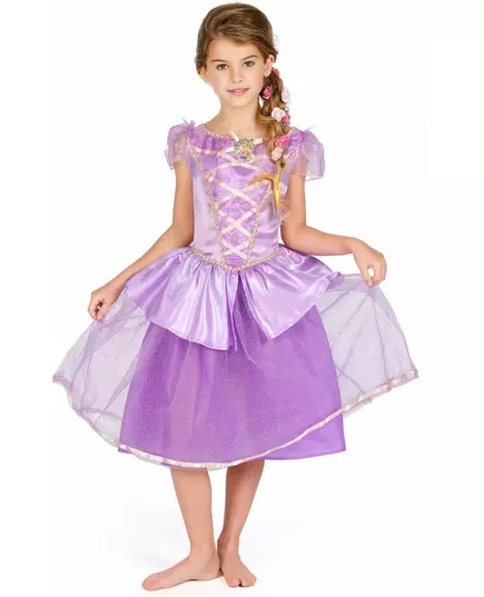 Deluxe Rapunzel costume for girls, Size: 5-6 years (109 - 126 cm)
