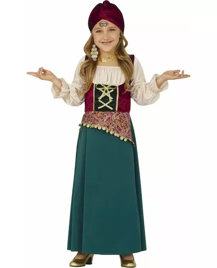 Fortune teller costume for girls, Size: 9 years (125-135 cm)