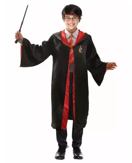 Luksuriøst Harry Potter-kostyme og tilbehør til barn, Størrelse: 9–11 år