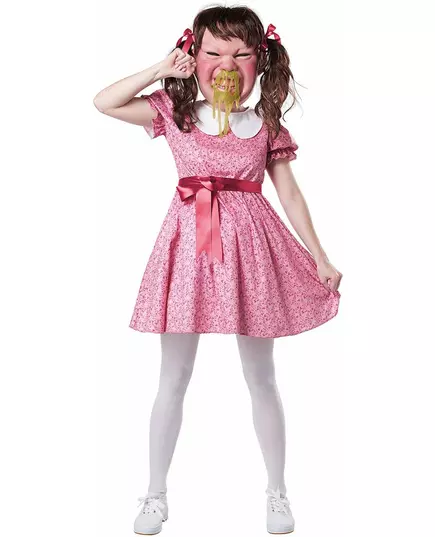 Deluxe angry girl costume for adults, Size: Small/Medium