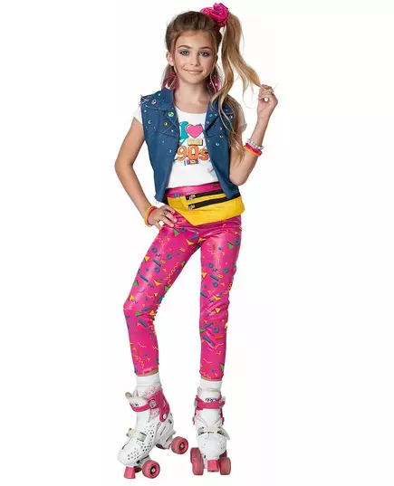 Love the 90s Deluxe Child's Costume, Size: 8-10 years (140 cm)