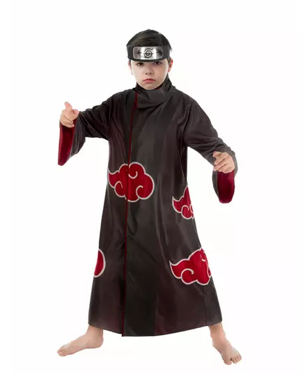 Itachi Naruto-kostyme til barn, Størrelse: 11–12 år (152 cm)