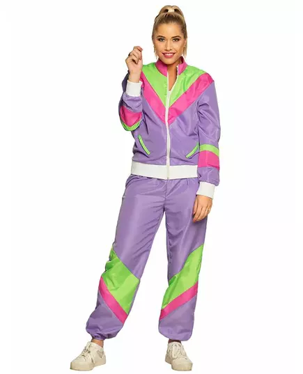 Women's retro jogging costume, Size: Medium