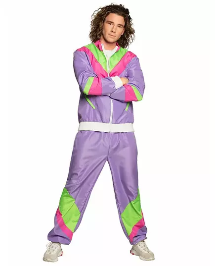 Men's retro jogging suit, Size: Large