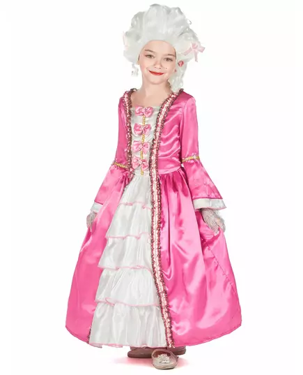 Marie-Antoinette-kostyme for barn, Størrelse: 3–4 år (92–104 cm)