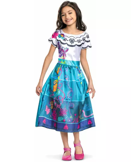 Mirabel Encanto grunnleggende barnekostyme, Størrelse: 3–4 år (97–109 cm)